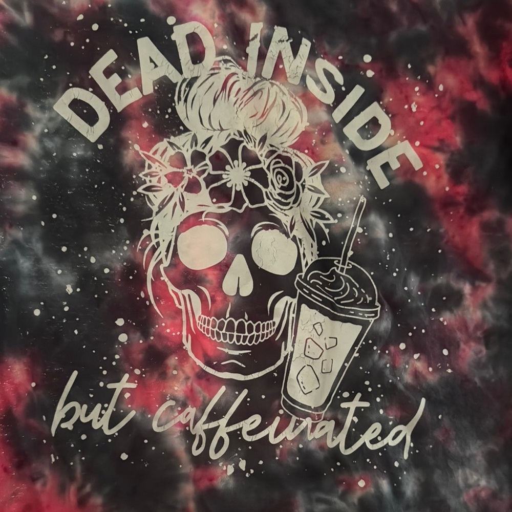 Tie-Dye Skull Graphic Tee